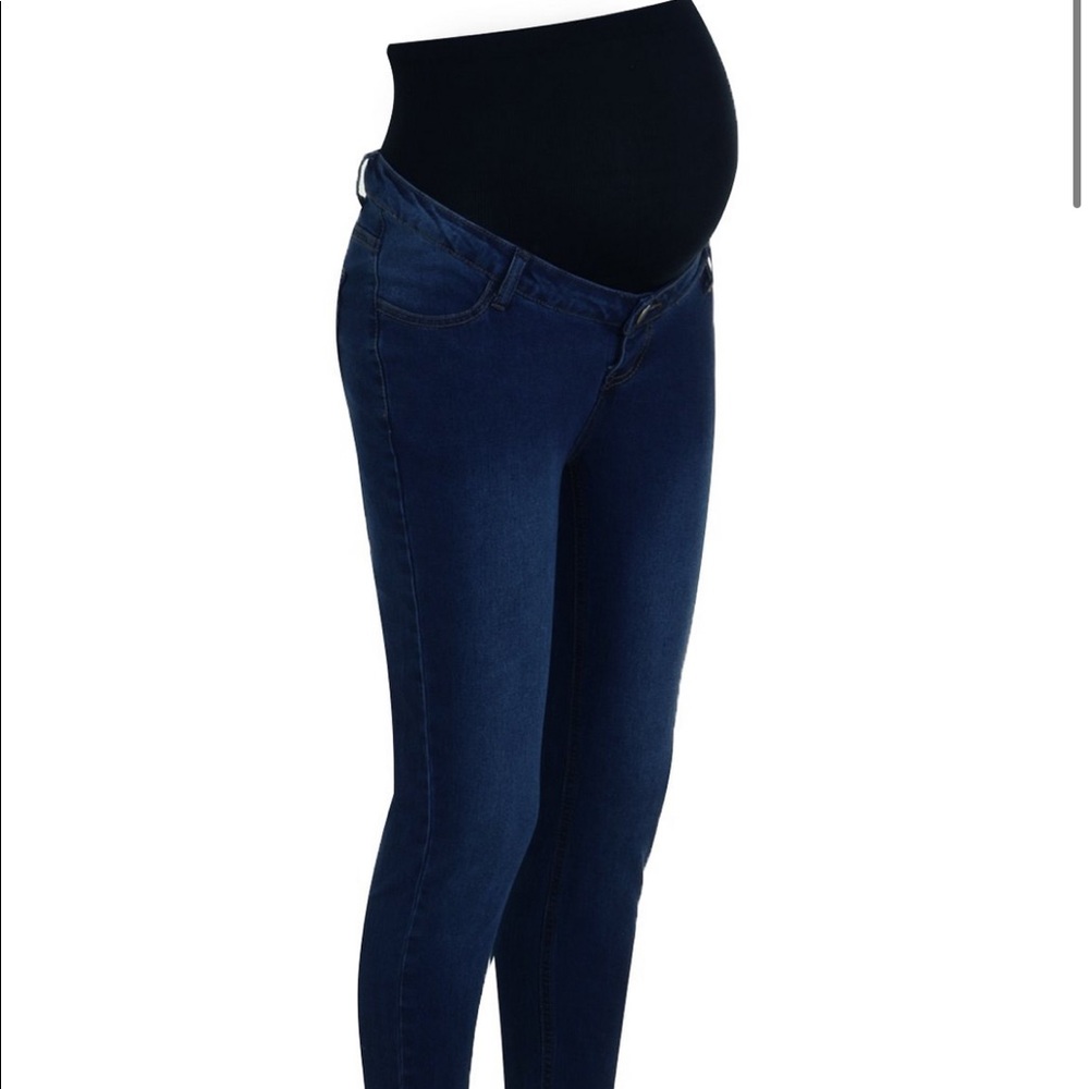 Boohoo Maternity Over The Bump Skinny Jean